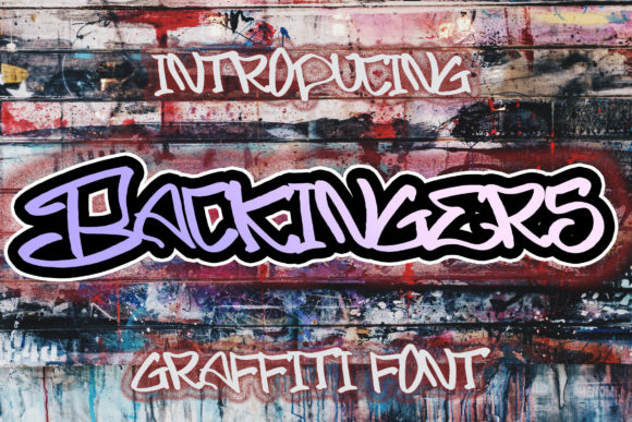 Backingers Typeface for Street-Style Editorial Design