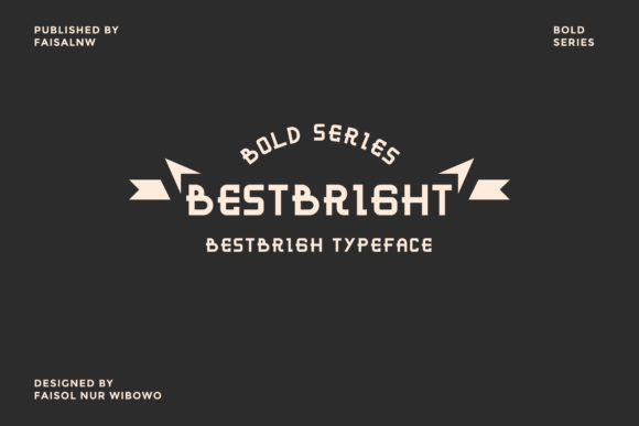 Bestbright Font: A Vintage Styled Display Typeface for Web Design
