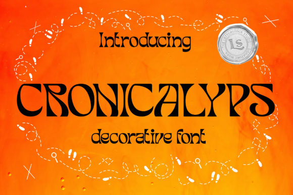 Cronicalypse: A Whimsical Display Font for Creative Projects