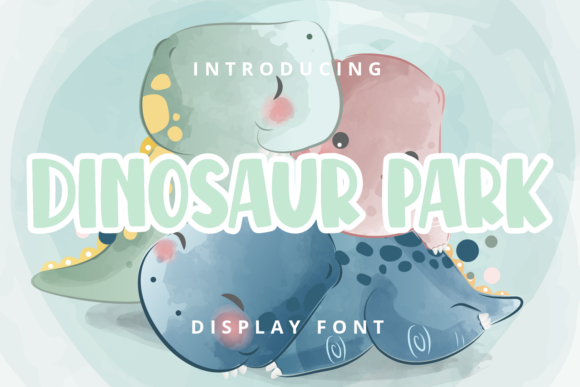Dinosaur Park Font: A Playful Display Typeface for Bold Web Design