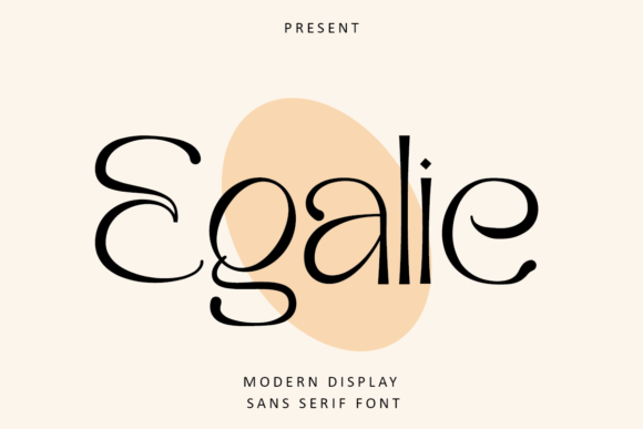 Egalie Font Review: A Whimsical Display Typeface for Creative Branding