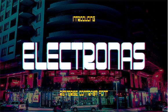 Electronas Font Review for Marketers and Designers