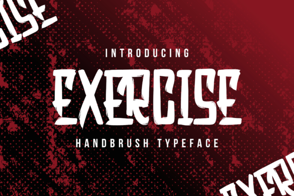 Exercise Font for Creative Makers and Designers