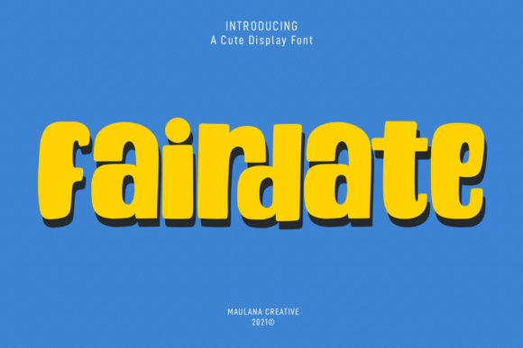 Fairdate Font for Playful and Authentic Craft Projects