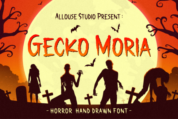 Gecko Moria Font: A Spine-Chilling Display Typeface for Halloween Campaigns