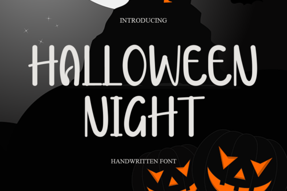 Halloween Night Font for Creators and Crafters