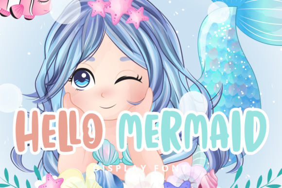 Hello Mermaid Font for Playful Brand Design Projects