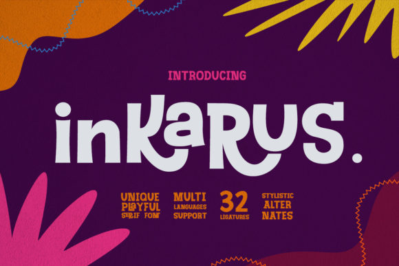 Inkarus Display Font for Branding Projects