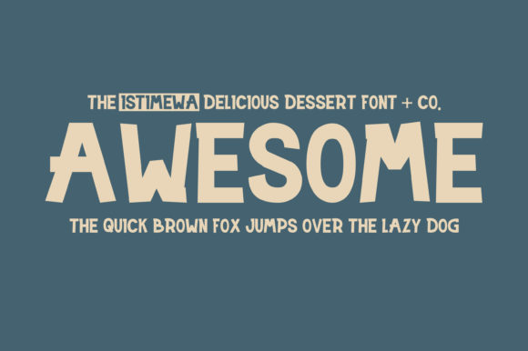 Istimewa Display Font for Bold Digital Design Projects