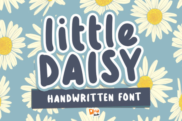 Little Daisy Font: A Paint Brushed Display Typeface for Creative Crafts