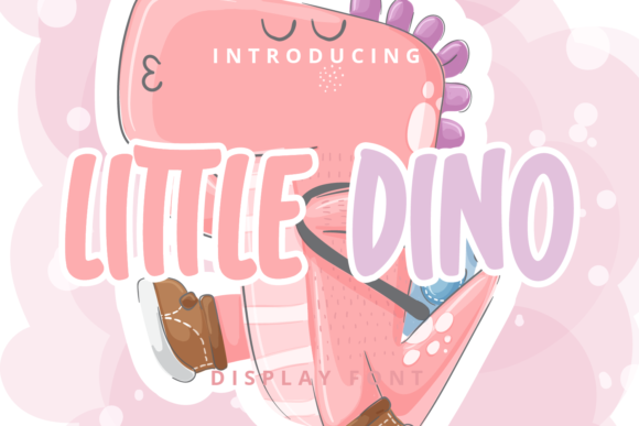 Little Dino Font for Playful Editorial Design