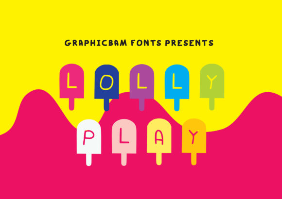 Lolly Play Font: A Playful Display Typeface for Summer Campaigns