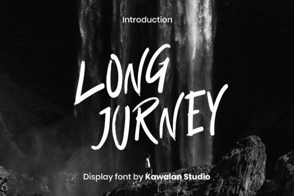 Long Jurney Font: A Bold Display Typeface for Crafters and Makers