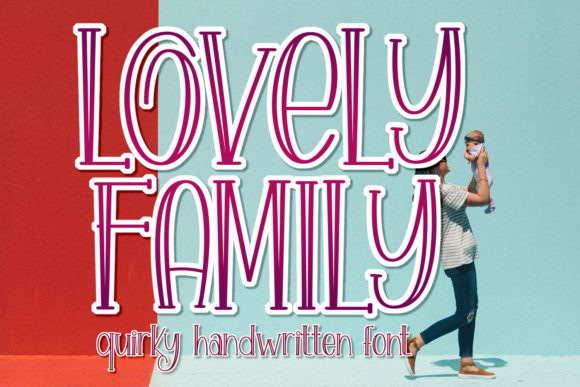Lovely Family Font for Charming Handmade Creations