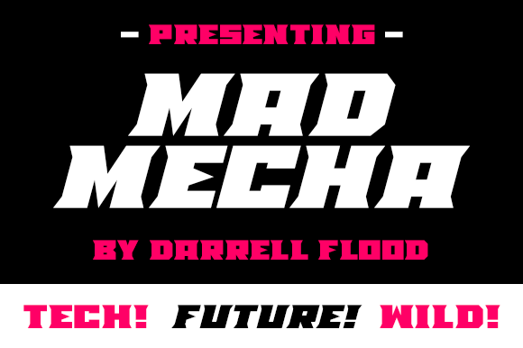 Mad Mecha Font Review: A Bold Display Typeface for Creative Branding