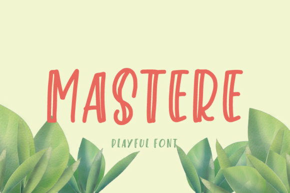 Mastere Display Font for Modern Editorial Design