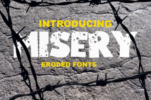 Misery Font: Bold Display Typography for Editorial Design