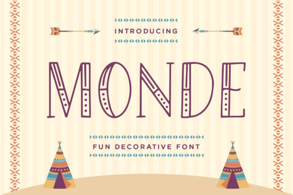 Monde Font: A Whimsical Display Typeface for Engaging Editorial Design