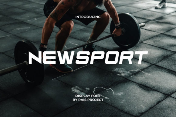 Newsport Font: Bold and Modern Display Type