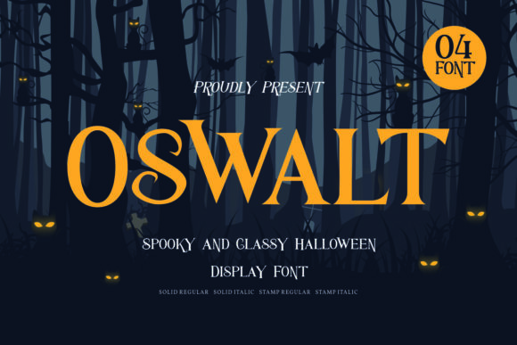 Oswalt Font Adds Spooky Flair to Branding Projects