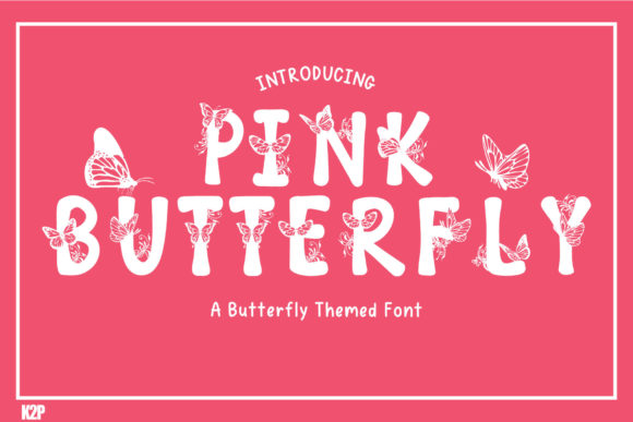 Pink Butterfly Font Review for Creative Projects