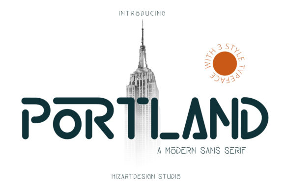 Portland Display Font: Sleek and Modern Typography for Crafters