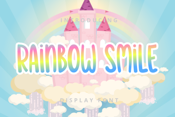 Rainbow Smile: A Jolly Display Font for Editorial Design
