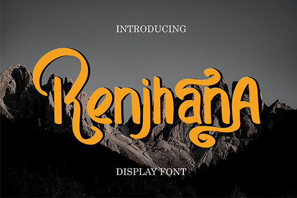 Rinkana Display Font for Stylish Web Design