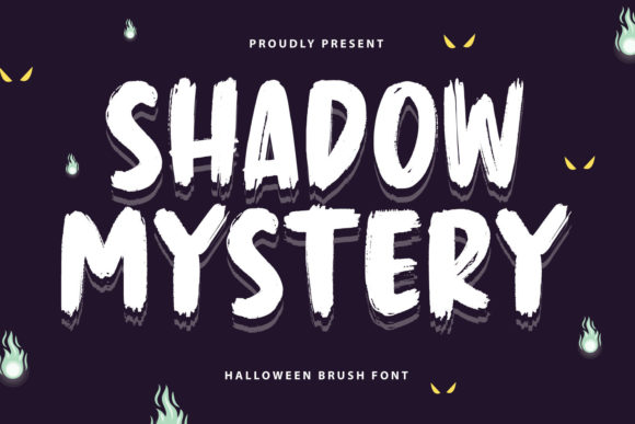 Shadow Mystery Font: A Display Typeface for Halloween Creativity