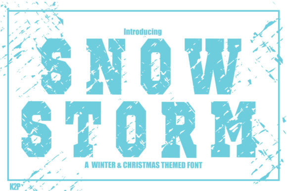 Snow Storm Font for a Wintery Brand Boost