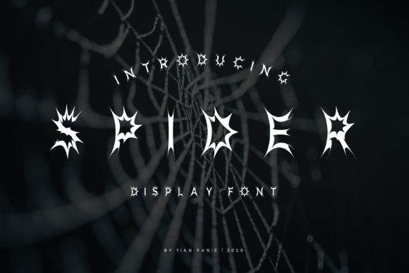 Spider Font Review: Spooky Display Type for High-Impact Campaigns