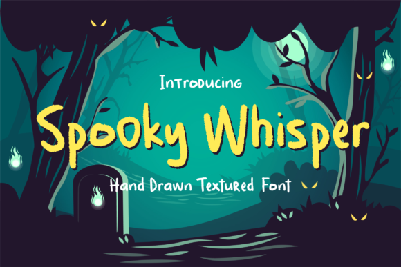 Spooky Whisper Font for Halloween Crafts and Creative Projects
