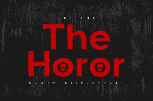 The Horor Font: A Spooky Display Typeface for Digital Marketing