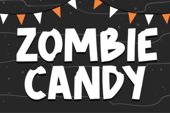 Zombie Candy Font for Playful Branding and Business Design